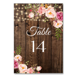 ボー素朴ーフローラストリングラ結婚イト  テーブルナンバー