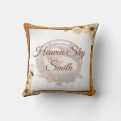 ボー素朴ーフローラベビーシャワー クッション (裏面)