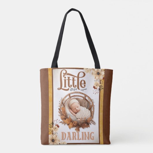 ボー素朴ーフローラベビーシャワー トートバッグ (裏面)