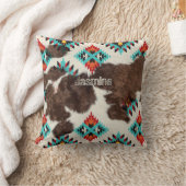 ボー素朴ー南西部コウィドアステカ模様 クッション (ブランケット)