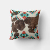 ボー素朴ー南西部コウィドアステカ模様 クッション (裏面)