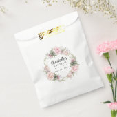 ボー素朴ー赤面ピンクローズフローラバプテスマ フェイバーバッグ (封をした状態)