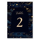 ボー結婚ホ天体のテーブル番号 テーブルナンバー (裏面)