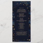 ボー結婚ホ天体儀式計画 プログラム (裏面)