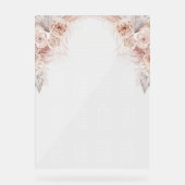 ボー結婚ホ座席表 アクリルサイン (正面)