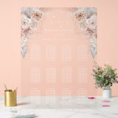 ボー結婚ホ座席表 アクリルサイン (ウェディング)