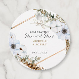 ボー結婚ホ祝のミセスのカスタムフローラ フェイバータグ