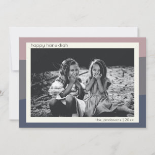 ボー自然ーモダン抽象芸術ストライプハヌカー写真 シーズンカード