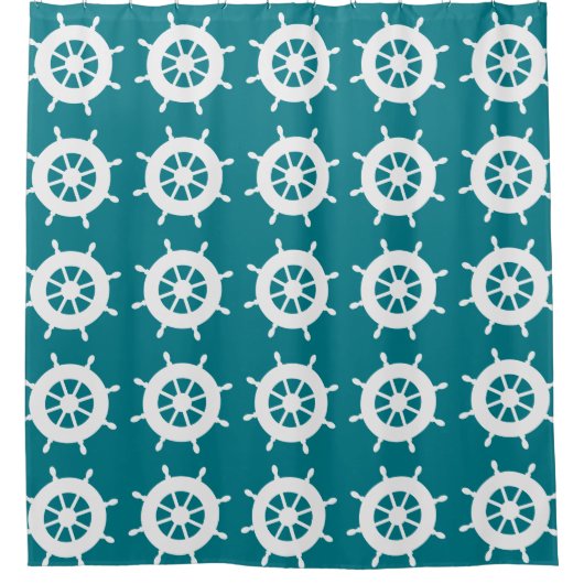 ボー航海のティングテーマ シャワーカーテン (正面)