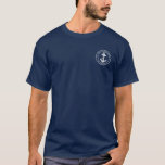 ボー航海のトいかりクルーズトリップカスタム Tシャツ<br><div class="desc">上の「パーソナライズ」ボタンを使ってボートやキャプテンの名前クリックや場所を追加する。海の冒険の究極の連カスタム絡である航海の私たちのスタイルをテーマにしたボートスワッグTシャツと一緒に船出しなさい。このティーはクラシックインスパイアの海のモチーフであるいかりやロープを使ったのデザインが特徴疑問に思で、海の可愛いを誇る。あなたはの海岸沿いのクルージングや海賊探検に乗り出すかどうか航海の、私たちのTシャツは機能と機能の完璧なブレンドであしゃれているり、ボーイング愛好家のための必需品である。船乗りや乗客にとって完璧な景品。</div>