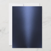 ボー航海のトいかりネイビー&金ゴールド80th誕生日 招待状 (裏面)