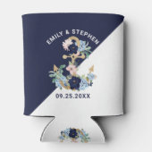 ボー航海のトいかり海洋の花開花 缶クーラー (裏面)