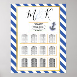 ボー航海のトいかり素晴らしい結婚セーリング ポスター