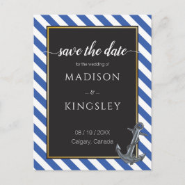 ボー航海のトいかり素晴らしい結婚セーリング ポストカード