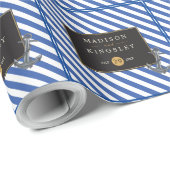 ボー航海のトいかり素晴らしい結婚セーリング ラッピングペーパー (ロールコーナー)