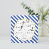 ボー航海のトいかり素晴らしい結婚セーリング 招待状 (スタンド正面)