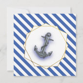 ボー航海のトいかり素晴らしい結婚セーリング 招待状 (裏面)