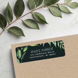 ボー葉パーソナライズされた差出人住所ラベル ラベル