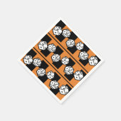 ボー転がンコ，ベガスのボードゲームテーマのためのサイコロ スタンダードカクテルナプキン (角)