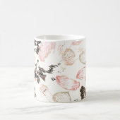 ボー離れーと羽のマグ コーヒーマグカップ (中央)