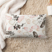 ボー離れーと羽材腰枕 ランバークッション (ブランケット)