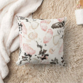 ボー離れーと羽毛付き枕 クッション (ブランケット)