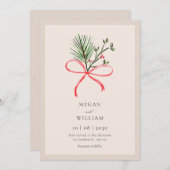 ボー離れ結婚ズ 招待状 (正面/裏面)