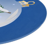 ボー飾ルでクリスマスの枝 カッティングボード (角)