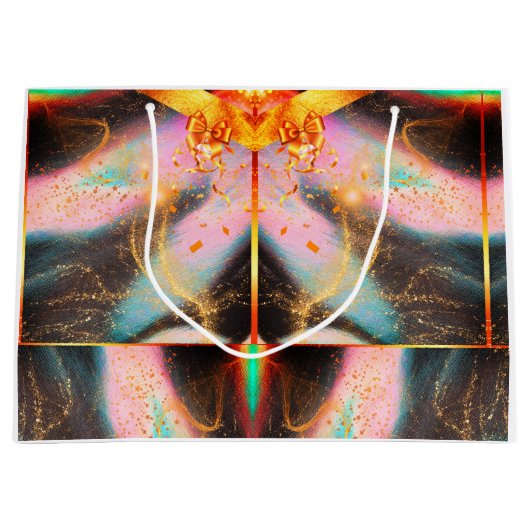 ボー鮮やか抱き枕 ラージペーパーバッグ (正面)