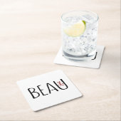 ボー スクエアペーパーコースター (インサイチュ)