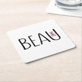 ボー スクエアペーパーコースター (アングル)