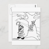 ボーPeep投稿失った羊標識 ポストカード (正面/裏面)