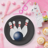 ボ図解入りの、写真付きのールとピン ペーパープレート (パーティー)