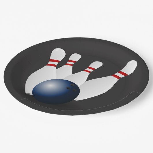 ボ図解入りの、写真付きのールとピン ペーパープレート (アングル)