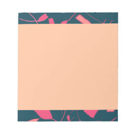 ボ感動的タニカルデザインメモ帳 ノートパッド