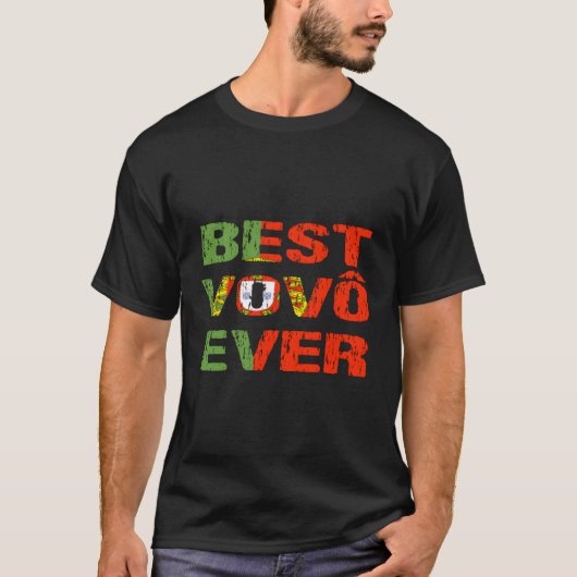 ボ最高のボ・エバー・ポルトガル国旗 Tシャツ (正面)