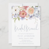 ボ素晴らしタニカルフローラブライダルシャワーブランチ 招待状 (正面)