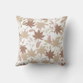 ボ素朴タニカルメープル離れパターンコージー秋 クッション (裏面)