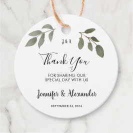 ボ素朴タニッモノグラムのクありがとう結婚さん フェイバータグ