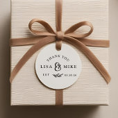 ボ素朴タニ結婚カルブライダルシャワー フェイバータグ