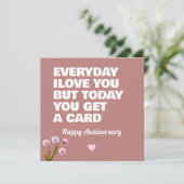 ボ素朴ホフローラスタイリッシュ記念日カード シーズンカード (スタンド正面)