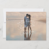 ボ素朴ホフローラ庭園の結婚式 セーブザデート (裏面)