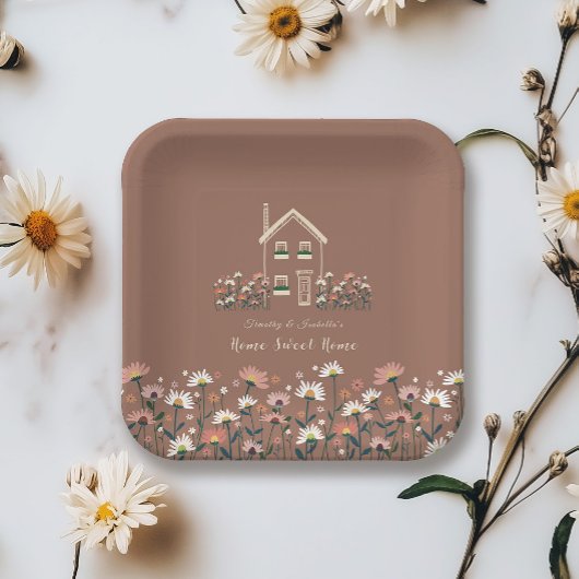 ボ素朴ホフローラ秋引っ越し祝いパーティーパーティー ペーパープレート