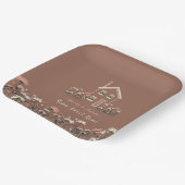 ボ素朴ホフローラ秋引っ越し祝いパーティーパーティー ペーパープレート (傾斜あり)