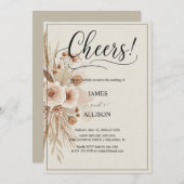 ボ素朴ホ応援ニュートラルフローラ招待状 招待状 (正面/裏面)