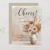 ボ素朴ホ応援ニュートラルフローラ招待状 招待状 (正面/裏面)