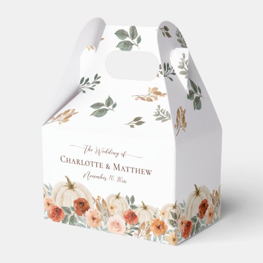 ボ素朴ホ秋秋結婚の日 フェイバーボックス (正面サイド)