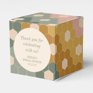 ボ自然ホヴィンテージカスタムブライダルシャワーありがとう フェイバーボックス