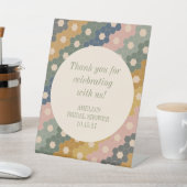 ボ自然ホヴィンテージカスタムブライダルシャワーありがとう 台座サイン (インサイチュ)