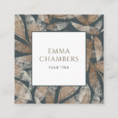 ボ自然ホ離れ スクエア名刺 (正面)